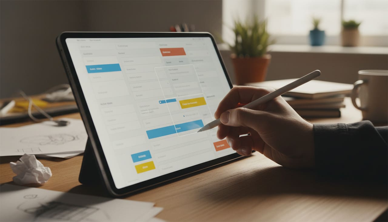 The Consort Compass brand identity design process workflow