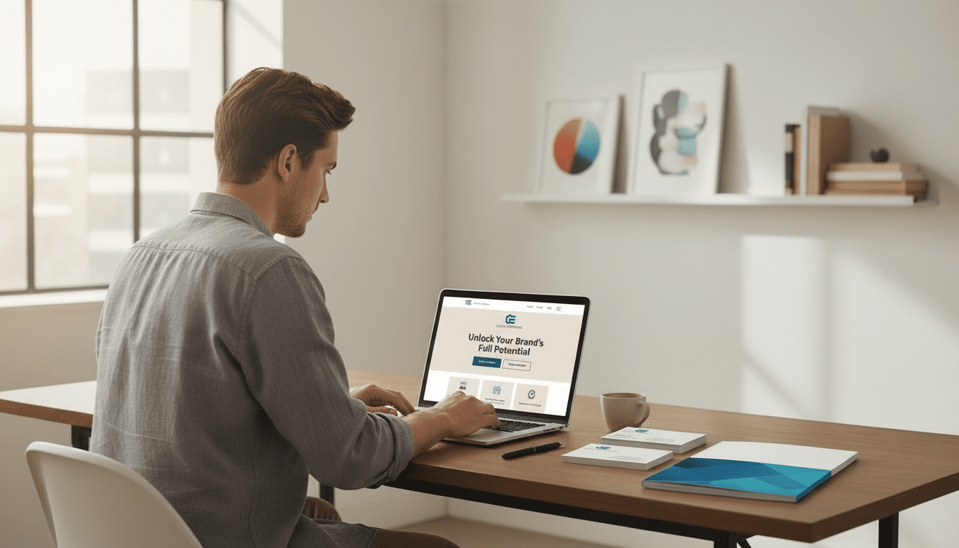 Various blog images of people in the Information Age - digital marketing, branding and website design agency in St. Louis